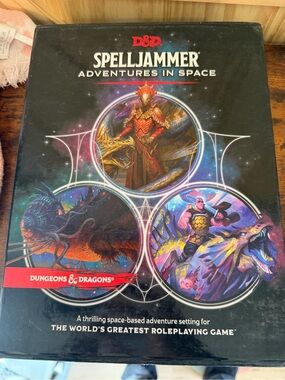 Dungeons & Dragons Spelljammer Adventures in Space Core Book — Black
